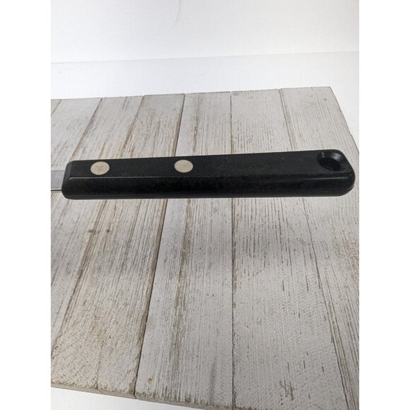 Vintage Ekco Forge Ladle Stainless Steel Black Handle Brass Rivets 11" - Picture 5 of 6